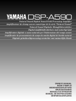 Yamaha DSPA-590 - Owners Manual